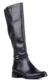 Kozaki damskie skórzane na szerszą łydkę Łukbut 29280-3-Z-001