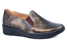 Damskie pólbuty komfortowe na koturnie Łukbut 18400-3-J-583