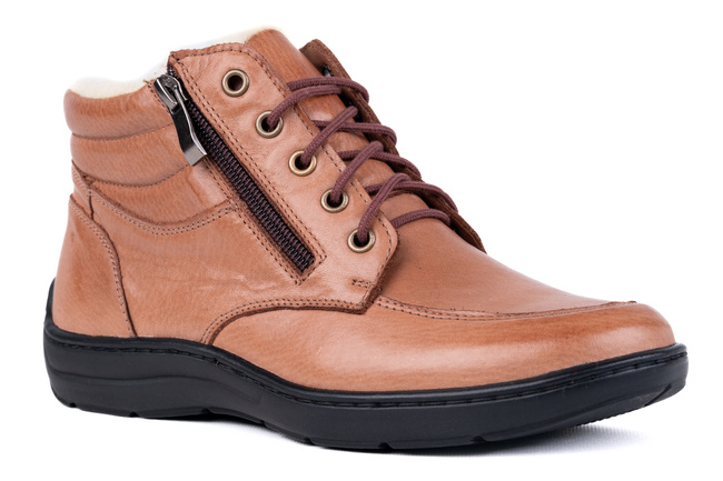 Trzewiki damskie brązowe Łukbut 07240-3-Z-153