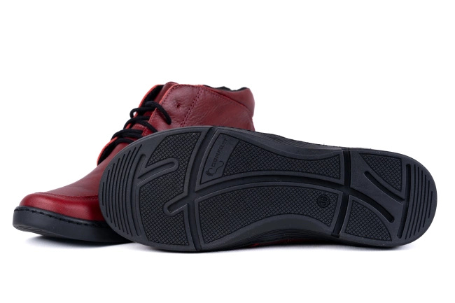 Trzewiki damskie czerwone Łukbut 6750-3-Z-008