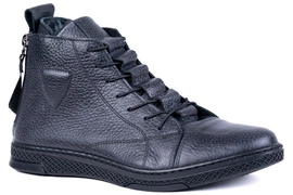 Trzewiki na zimę w stylu trampka Łukbut 22260-4-Z-350