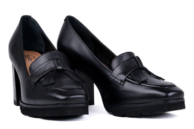 Skórzane czółenka damskie Łukbut 29030-3-J-001