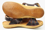 Sportowe sandały damskie  na rzepy Łukbut 637