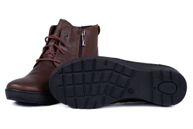 Trzewiki damskie brązowe Łukbut 13240-3-Z-330 