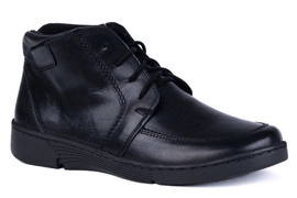 Trzewiki damskie czarne Łukbut 6750-3-Z-100