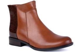 Botki damskie brązowe Łukbut 13270-3-Z-060/222