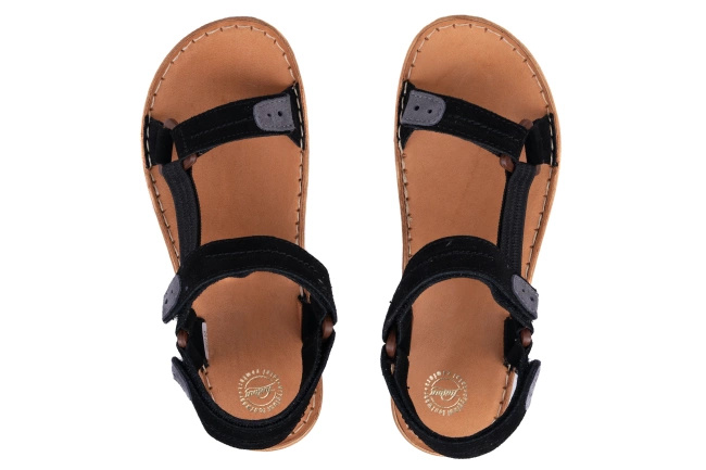 Sandały damskie na rzepy Łukbut 6360-2-L-294