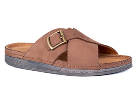 Klapki męskie na wygodnej podeszwie Łukbut 22570-4-L-109