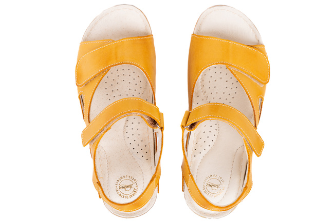 Sandały damskie na szersze stopy komfortowe Łukbut  16420-3-L-133