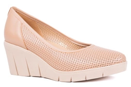 Czółenka damskie na koturnie Łukbut 24270-3-L-592