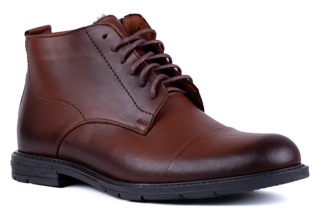 Trzewiki męskie na zimę, ocieplane Łukbut 25790-3-Z-003