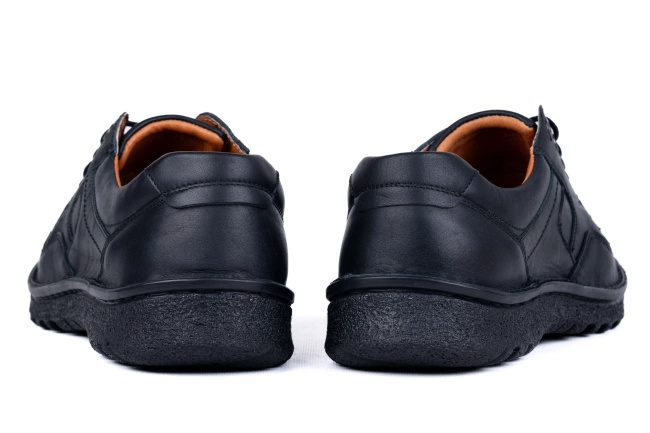 Męskie półbuty w tęgości K -stopa szeroka , do rozmiaru 49 Łukbut 0853K-4-W-001