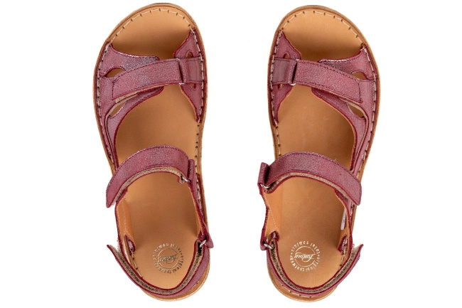 Sportowe sandały damskie  na rzepy  Łukbut 6370-3-L-646