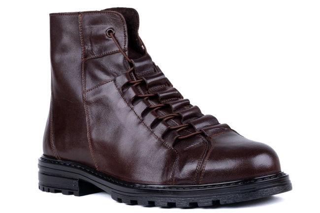 Trzewiki na zimę w stylu trampka Łukbut 22250-4-Z-330