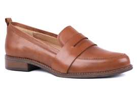 Brązowe mokasyny damskie Łukbut 24660-3-J-060