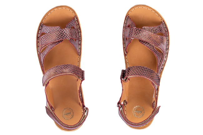 Sportowe sandały damskie na rzepy Łukbut 6370-3-L-661