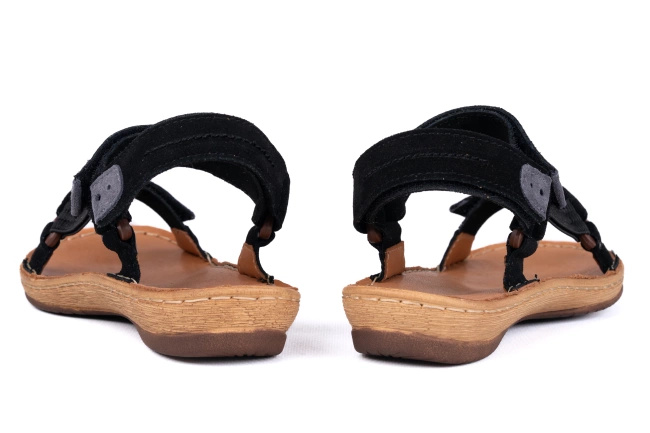 Sandały damskie na rzepy Łukbut 6360-2-L-294