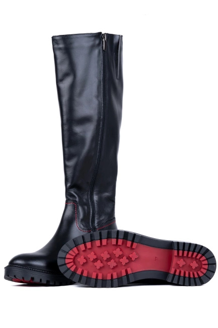 Kozaki damskie skórzane Łukbut 29840-3-Z-391 