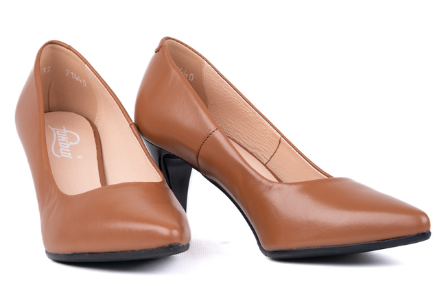  Skórzane szpilki damskie Łukbut 21440-3-J-040