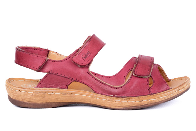 Sportowe sandały damskie  na rzepy  Łukbut 6370-3-L-209 