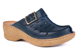 Klapki damskie, na platformie, z zakrytymi palcami 652P-3-L-038