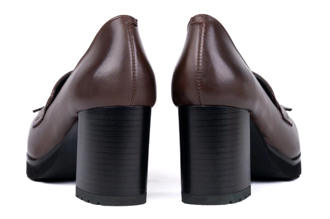 Skórzane czółenka damskie Łukbut 29030-3-J-330