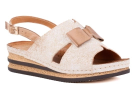 Sandały damskie na koturnie Łukbut 25920-3-L-609