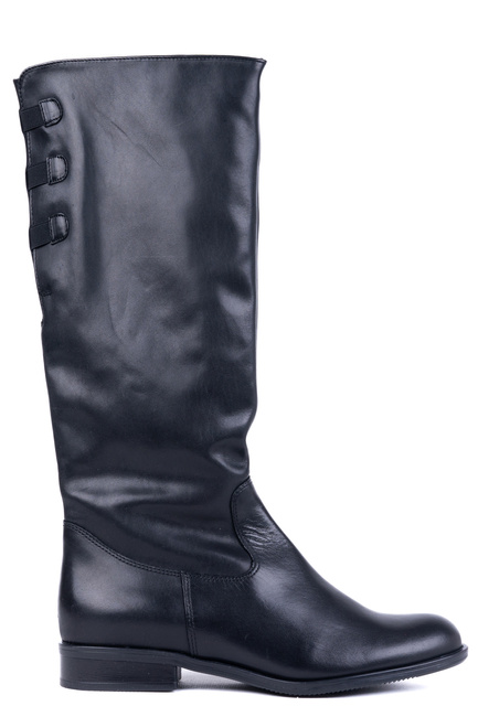  Kozaki damskie na szerokie łydki  Łukbut 07250-3-Z-001 