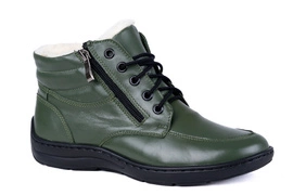 Trzewiki damskie oliwkowe Łukbut 07240-3-Z-244