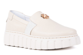 Sneakersy damskie beżowe Łukbut 26800-3-J-243