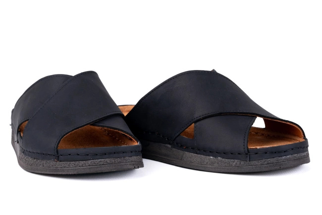 Klapki męskie na wygodnej podeszwie Łukbut 25520-4-L-208