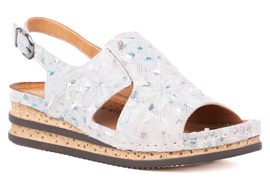 Sandały damskie na koturnach  Łukbut 22720-3-L-715