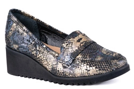 Czółenka damskie na lekkiej koturnie Łukbut 23710-3-J-687