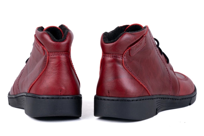 Trzewiki damskie czerwone Łukbut 6750-3-Z-008