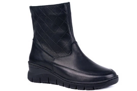 Botki damskie damskie z wyższą cholewką Łukbut 21960-3-Z-100