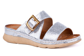 Płaskie klapki damskie złoty  Łukbut 21080-3-L-669