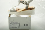 Sandały damskie na platformie szare Edeo 3564