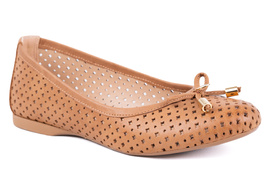 Baleriny damskie Łukbut 24070-3-W-050