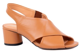 Sandały damskie na klocku Łukbut 24470-3-L-040