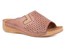 Klapki damskie na wygodnej podeszwie Łukbut 21110-3-L-153