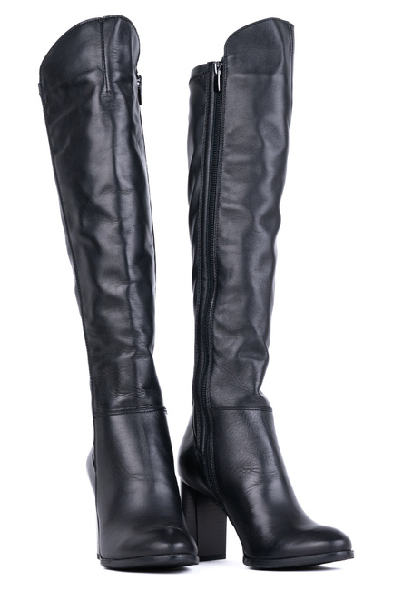 Eleganckie kozakidamskie na obcasie 26130-3-Z-001