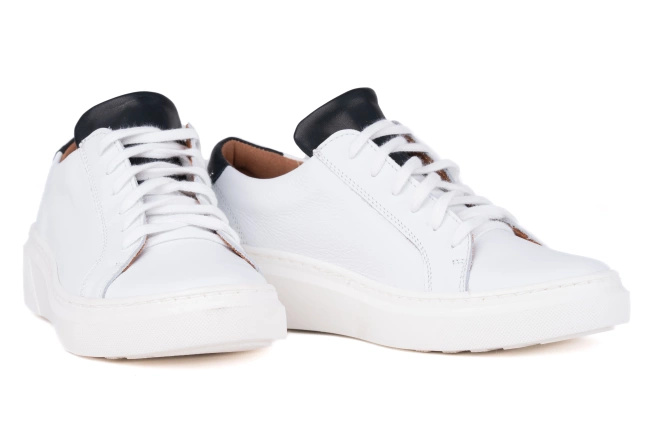 Trampki damskie białe Łukbut 19740-2-J-007