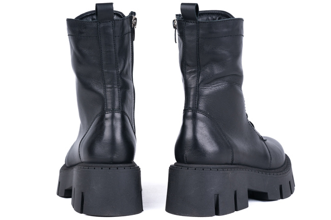 Trapery damskie na traktorowej podeszwie Łukbut 26240-3-Z-001 