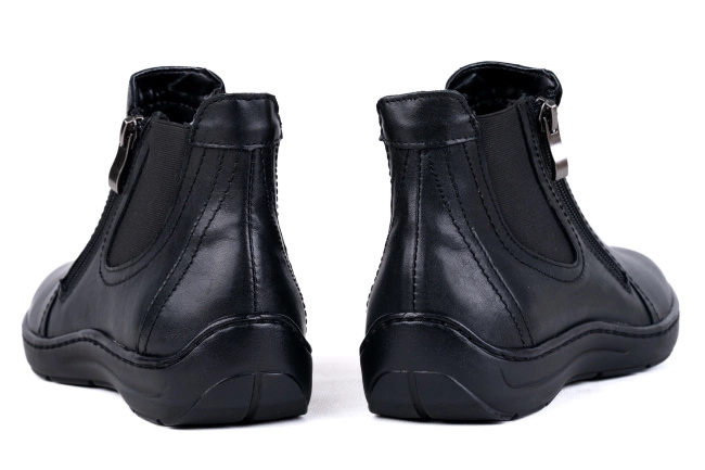 Jesienno- zimowe trzewiki damskie czarne,Łukbut 11890-3-Z-100