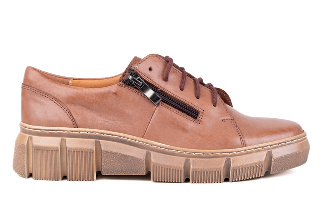 Półbuty damskie na grubszej podeszwie  Łukbut 22620-3-J-153