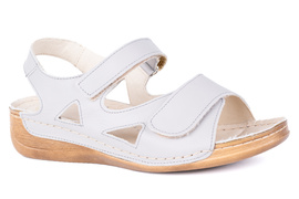 Sandały damskie na szersze stopy komfortowe Łukbut 16420-3-L-550