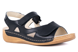 Sandały damskie na szersze stopy komfortowe Łukbut 16420-3-L-100