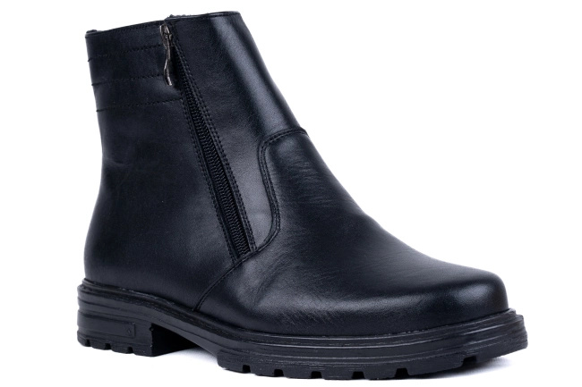 Męskie kozaki na zimę , dobrze ocieplone w środku Łukbut 884