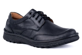 Męskie półbuty w tęgości K -stopa szeroka , dostępne do rozmiaru 49 Łukbut 947K-4-J-001