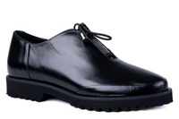 Czarne buty damskie z ozdobą Łukbut 23140-3-J-001